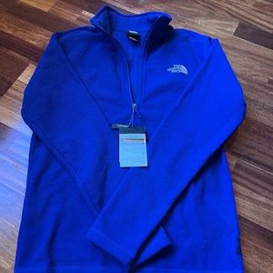 North Face textured cap rock fleece